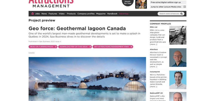[EN] Geo force: Geothermal lagoon Canada