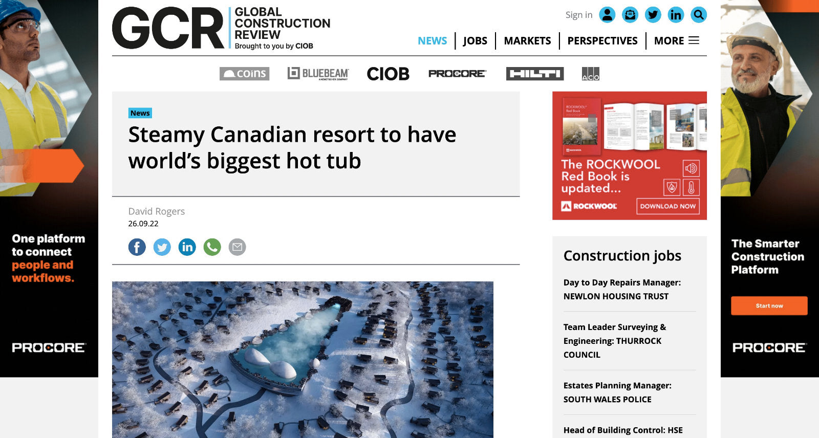 [EN] Steamy Canadian resort to have world’s biggest hot tub