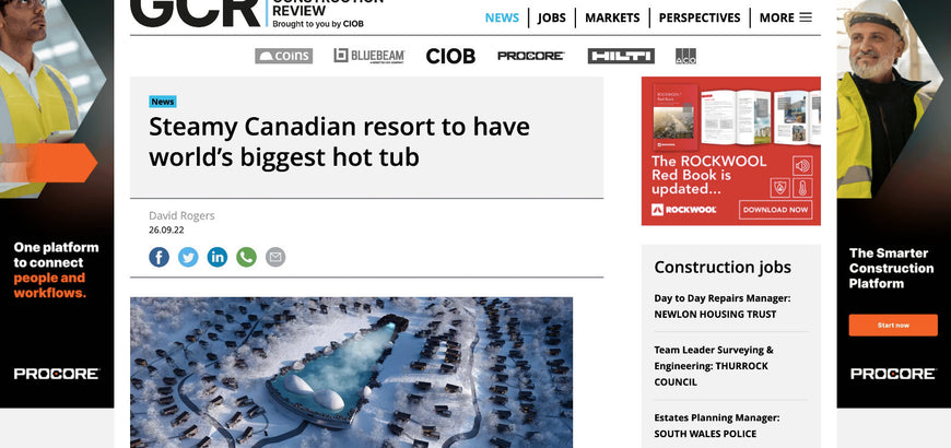 [EN] Steamy Canadian resort to have world’s biggest hot tub