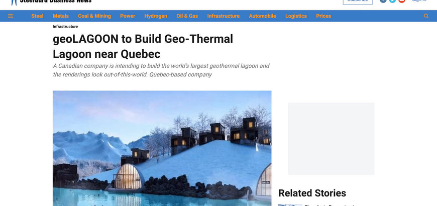 [EN] geoLAGOON to Build Geo-Thermal Lagoon near Quebec