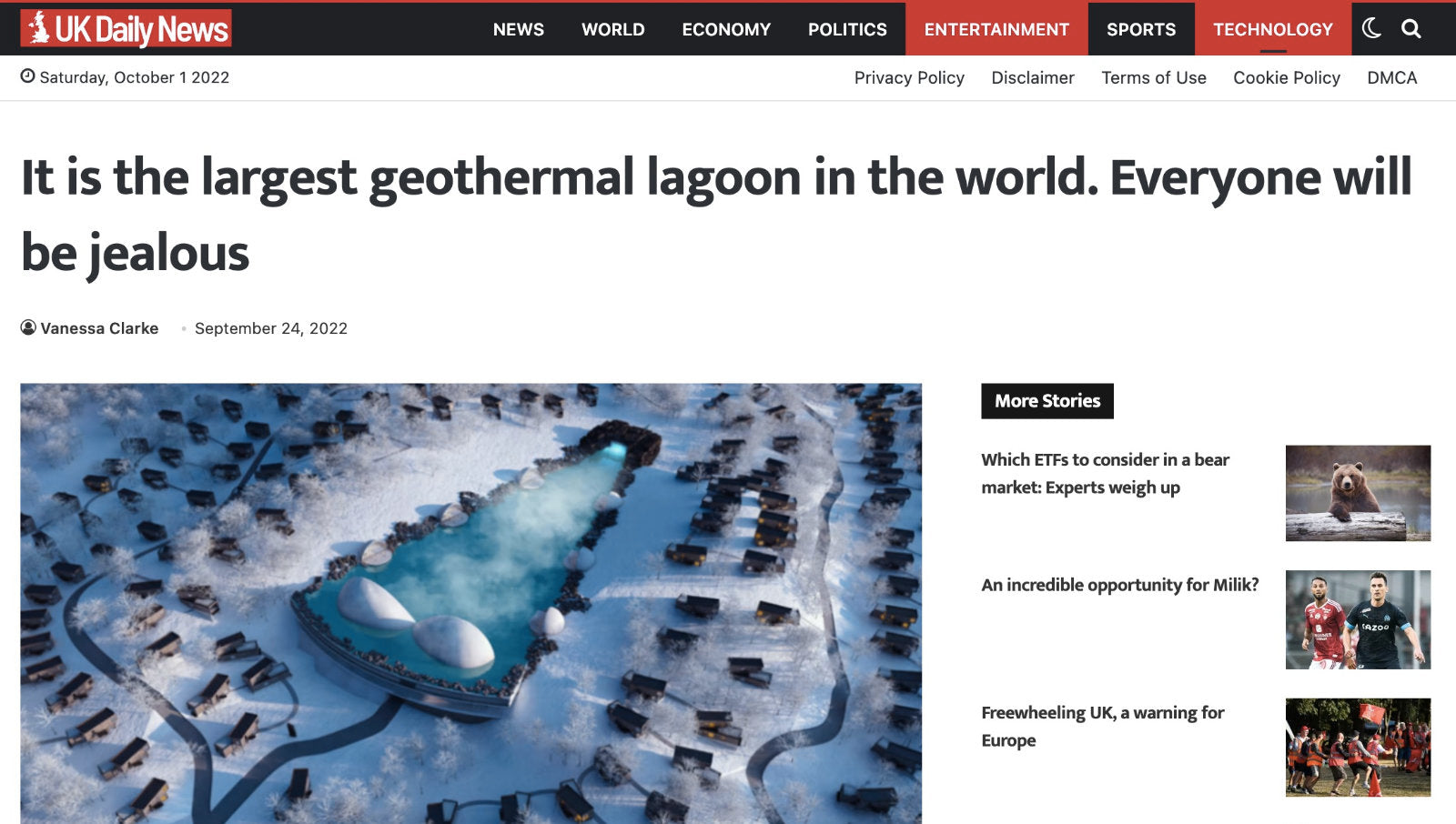 [EN] It is the largest geothermal lagoon in the world. Everyone will be jealous